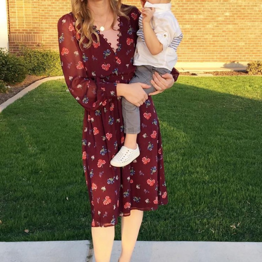 Floral express midi dress